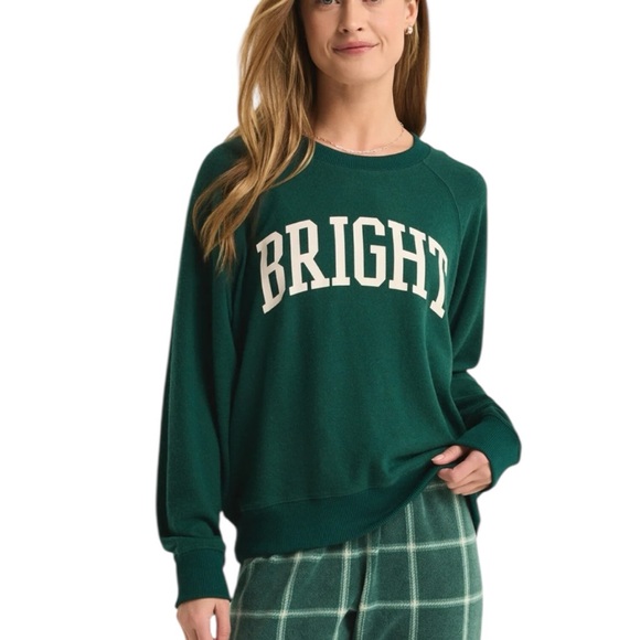 Z Supply Tops - NWT Z Supply Cassie Bright Holiday Pullover Long Sleeve Top Size XS